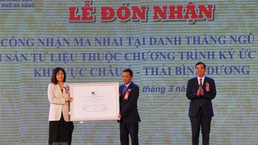 “Ma nhai” Steles in Da Nang included in Asia-Pacific documentary heritage list